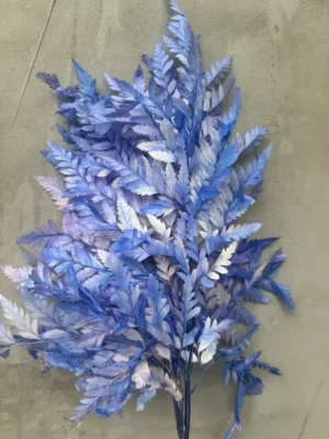 Папороть Leatherleaf fern синьо-рожева
